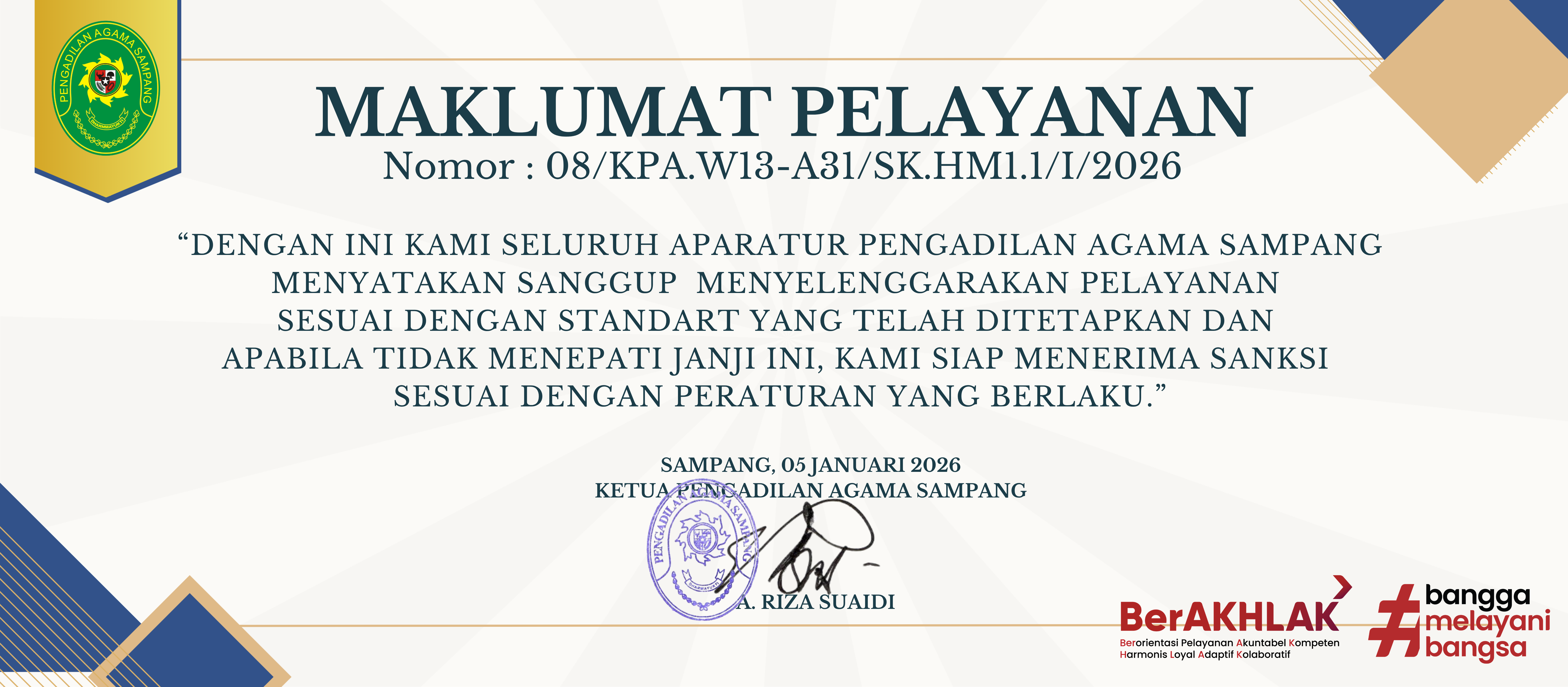 webMAKLUMAT PELAYANAN